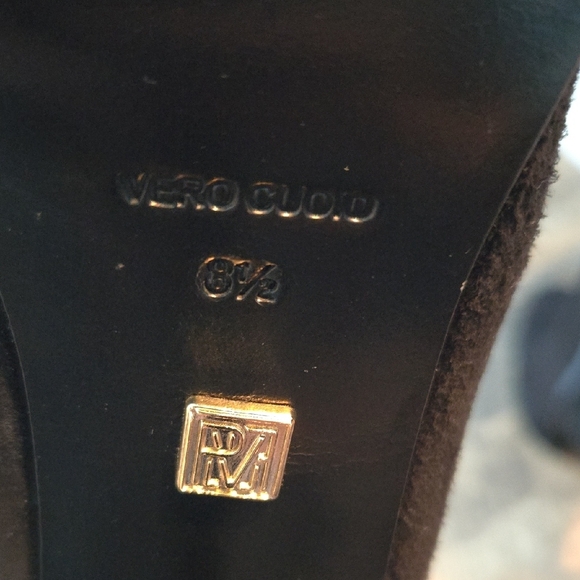 Pour La Victoire Black Heeled Boots - Picture 6 of 10